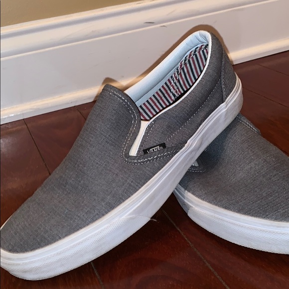 Vans Other - Grey Vans Sneakers: Size 9.5